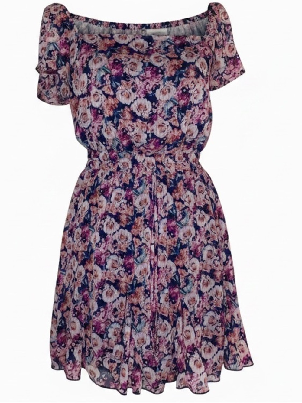 TRIXXI CLOTHING COMPANY Cottage Mini Dress Floral Black Pink Size Medium